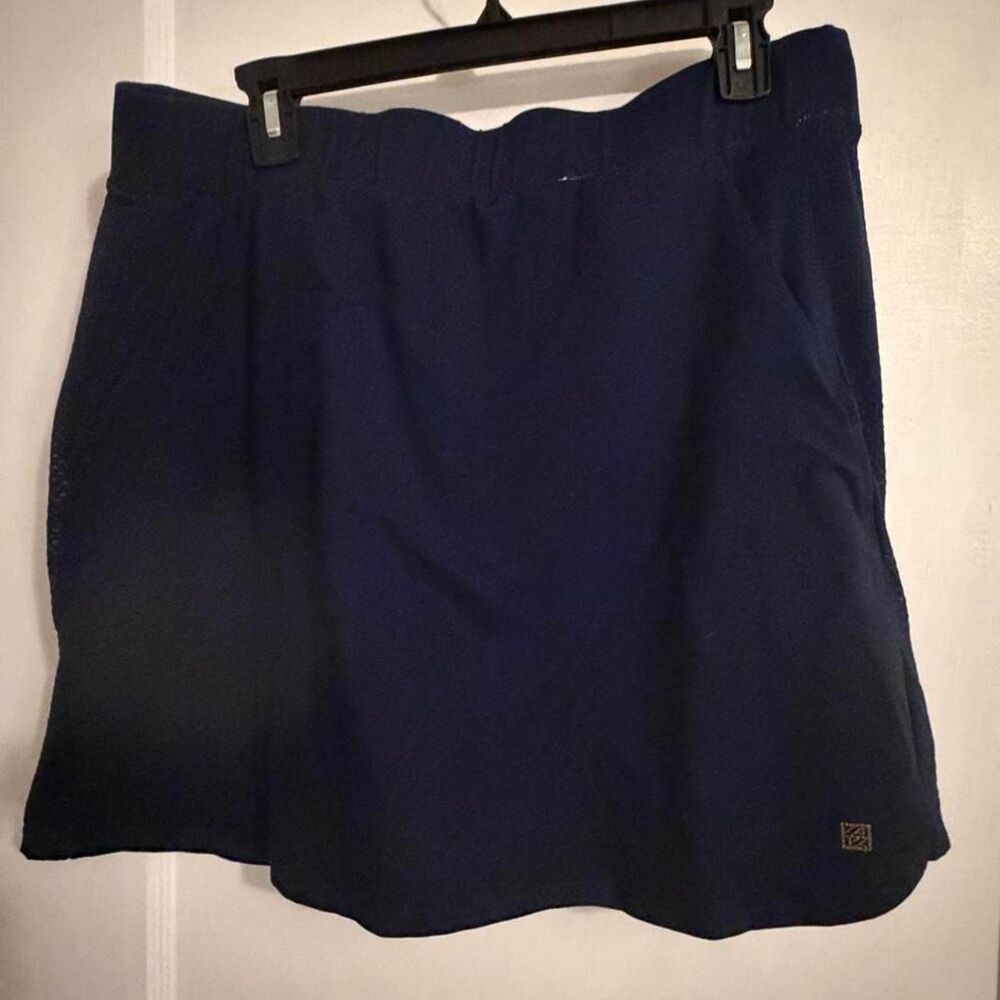 Anne-klein Women's Navy and Blue Skirt